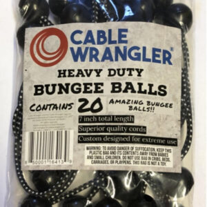20 Extra Length Heavy Duty 7 inch Bungee Ball Cords