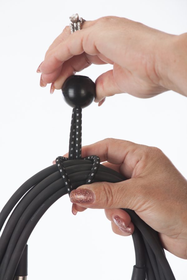 Woman Holding The Cable Wrangler Bungee Ball